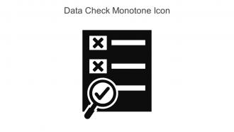 Data Check Monotone Icon In Powerpoint Pptx Png And Editable Eps Format