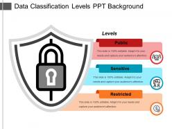 Data classification levels ppt background