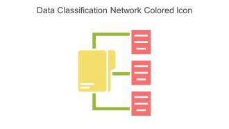 Data Classification Network Colored Icon In Powerpoint Pptx Png And Editable Eps Format