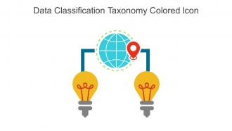 Data Classification Taxonomy Colored Icon In Powerpoint Pptx Png And Editable Eps Format