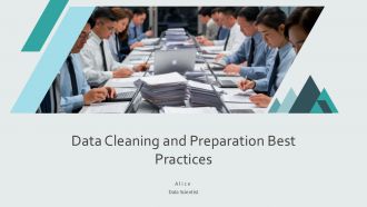 Data Cleaning And Preparation Best Practices PPT Template AT Data Cleaning And Preparation Best Practices PPT Template AT