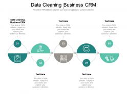 Data cleaning business crm ppt powerpoint presentation slides designs download cpb
