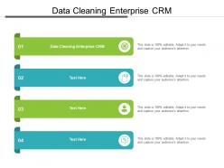 Data cleaning enterprise crm ppt powerpoint presentation slides gridlines cpb