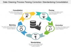 Data cleaning process parsing correction standardizing consolidation