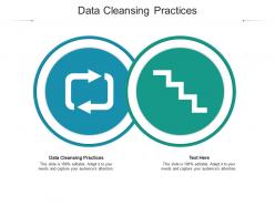 Data cleansing practices ppt powerpoint presentation ideas format ideas cpb