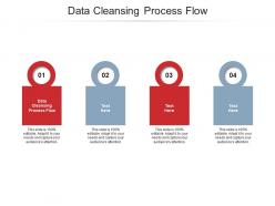 Data cleansing process flow ppt powerpoint presentation infographic template elements cpb