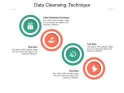 Data cleansing technique ppt powerpoint presentation portfolio objects cpb
