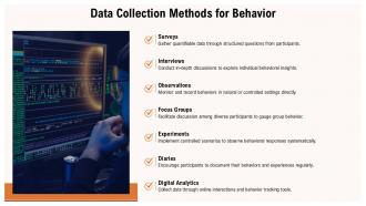 Data Collection Methods For Behavior PPT Presentation ST AI SS