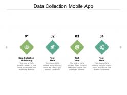Data collection mobile app ppt powerpoint presentation gallery elements cpb