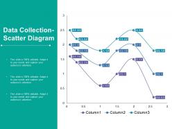Data collection scatter diagram ppt styles infographics
