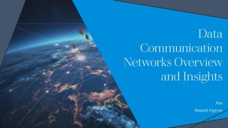 Data Communication Networks Overview And Insights PPT Mockup AT