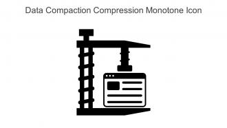 Data Compaction Compression Monotone Icon In Powerpoint Pptx Png And Editable Eps Format