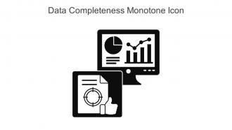 Data Completeness Monotone Icon In Powerpoint Pptx Png And Editable Eps Format