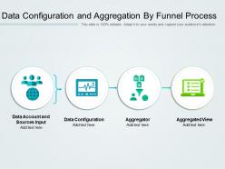 Data configuration and aggregation by funnel process