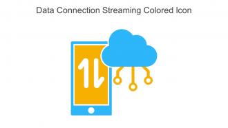 Data Connection Streaming Colored Icon In Powerpoint Pptx Png And Editable Eps Format