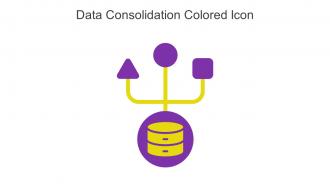 Data Consolidation Colored Icon In Powerpoint Pptx Png And Editable Eps Format