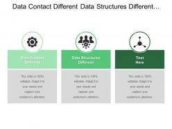 Data Contact Different Data Structures Different Quality Policies