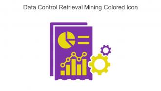 Data Control Retrieval Mining Colored Icon In Powerpoint Pptx Png And Editable Eps Format