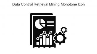 Data Control Retrieval Mining Monotone Icon In Powerpoint Pptx Png And Editable Eps Format