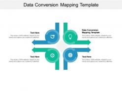 Data conversion mapping template ppt powerpoint presentation outline good cpb