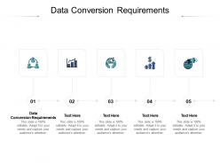 Data conversion requirements ppt powerpoint presentation model summary cpb