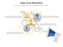 Data cost reduction ppt powerpoint presentation portfolio file formats cpb