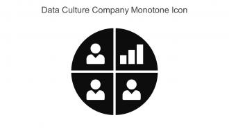 Data Culture Company Monotone Icon In Powerpoint Pptx Png And Editable Eps Format