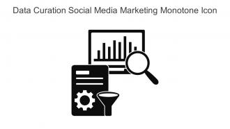 Data Curation Social Media Marketing Monotone Icon In Powerpoint Pptx Png And Editable Eps Format
