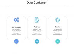 Data curriculum ppt powerpoint presentation pictures ideas cpb