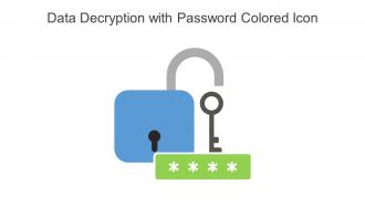 Data Decryption With Password Colored Icon In Powerpoint Pptx Png And Editable Eps Format