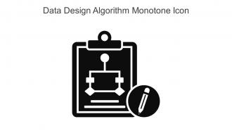 Data Design Algorithm Monotone Icon In Powerpoint Pptx Png And Editable Eps Format