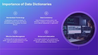 Data Dictionary Components Definitions Attributes And Validation PPT Example AT Impressive Good