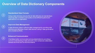 Data Dictionary Components Definitions Attributes And Validation PPT Example AT Interactive Good