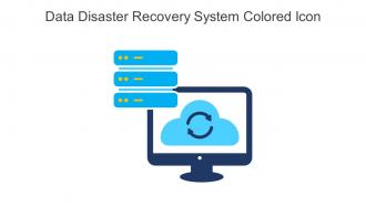 Data Disaster Recovery System Colored Icon In Powerpoint Pptx Png And Editable Eps Format