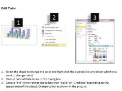Data driven 3d business inspection procedure chart powerpoint slides