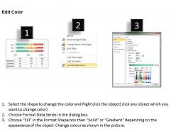 Data driven 3d chart to represent quantitative differences powerpoint slides