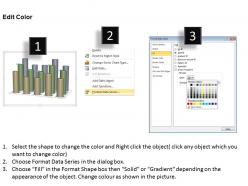 Data driven 3d column chart for sets of information powerpoint slides