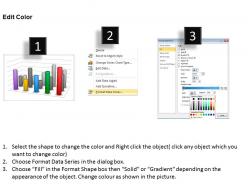 Data driven 3d survey for sales chart powerpoint slides