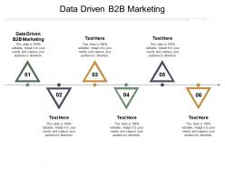 Data driven b2b marketing ppt powerpoint presentation file graphic tips cpb