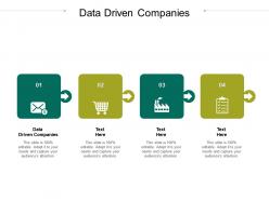 Data driven companies ppt powerpoint presentation icon templates cpb