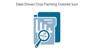 Data Driven Crop Farming Colored Icon In Powerpoint Pptx Png And Editable Eps Format