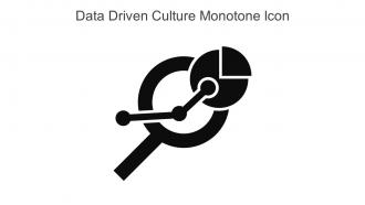 Data Driven Culture Monotone Icon In Powerpoint Pptx Png And Editable Eps Format