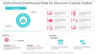 Data Driven Dashboard Snapshot Slide For Structure Capital Market Infographic Template