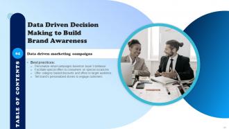 Data Driven Decision Making To Build Brand Awareness Powerpoint Presentation Slides MKT CD V Slides Good