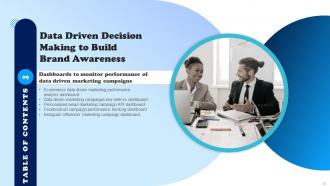 Data Driven Decision Making To Build Brand Awareness Powerpoint Presentation Slides MKT CD V Engaging Good
