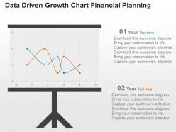 Data driven growth chart financial planning powerpoint slides