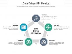 Data driven kpi metrics ppt powerpoint presentation gallery graphics example cpb