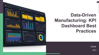 Data Driven Manufacturing KPI Dashboard Best Practices PPT Slides AT