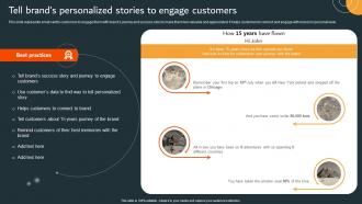 Data Driven Marketing Campaign Tell Brands Personalized Stories To Engage Customers MKT SS V