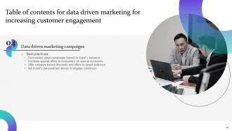 Data Driven Marketing For Increasing Customer Engagement Complete Deck MKT CD V Editable Good